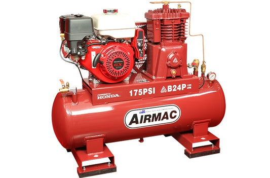Airmac B24P Electric Start 175psi Petrol Air Compressor