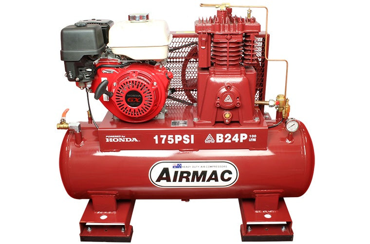 Airmac B24P 175psi Petrol Air Compressor