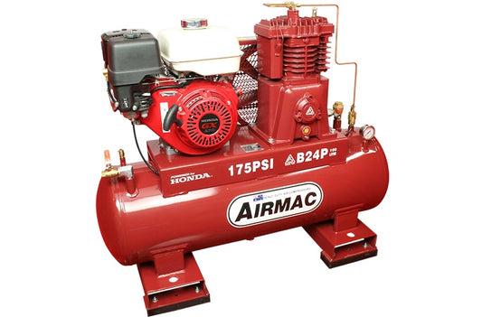 Airmac B24P 175psi Petrol Air Compressor