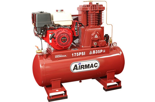 Airmac B35P Electric Start 175psi Petrol Air Compressor