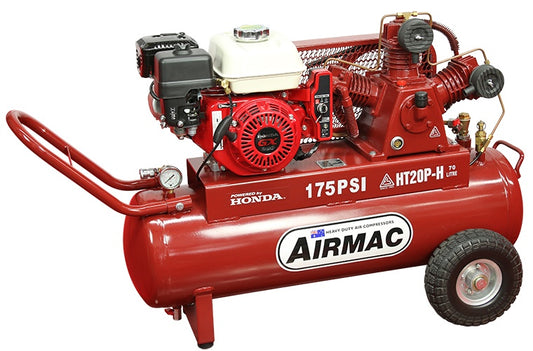 Airmac HT20P-H Electric Start 175psi Petrol Air Compressor