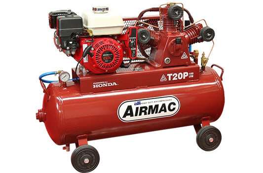 Airmac T20P-100L Electric Start Petrol Air Compressor
