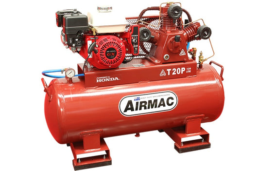 Airmac T20P-120L Electric Start Petrol Air Compressor