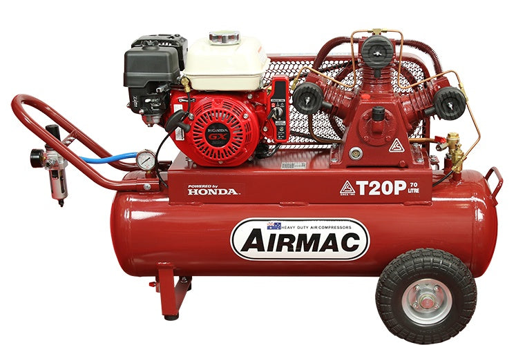 Airmac T20P-H Electric Start Petrol Air Compressor