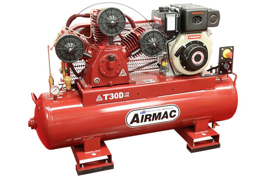 Airmac T30D Electric Start Diesel Air Compressor