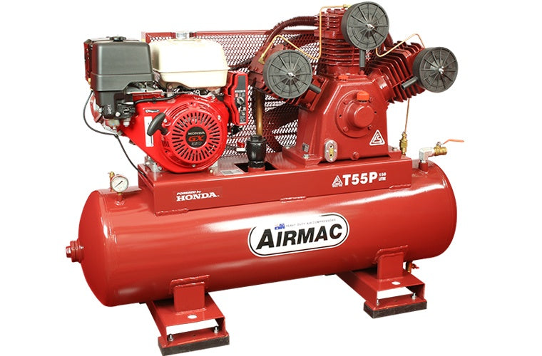 Airmac T55P Electric Start Petrol Air Compressor