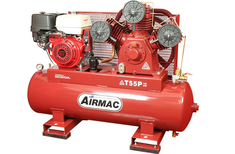 Airmac T55P Electric Start Petrol Air Compressor