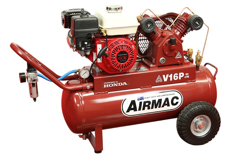 Airmac V16P-H Petrol Air Compressor
