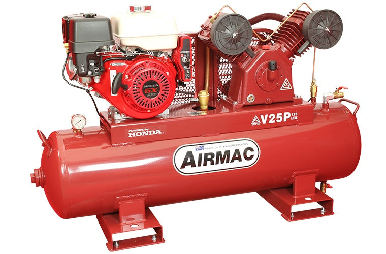 Airmac V25P Electric Start Petrol Air Compressor