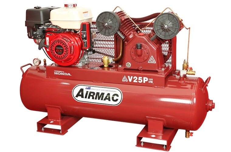 Airmac V25P Electric Start Petrol Air Compressor