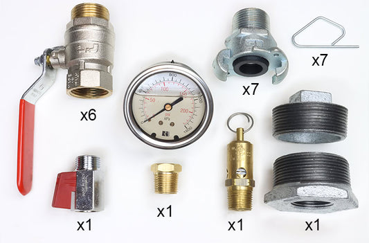 EU-M6-3-11 Accessory Kit 1,100 kPa Air Manifold Fit Out Kit