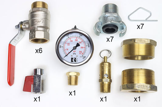 EU-M6-3-14 Accessory Kit 1,400 kPa Air Manifold Fit Out Kit