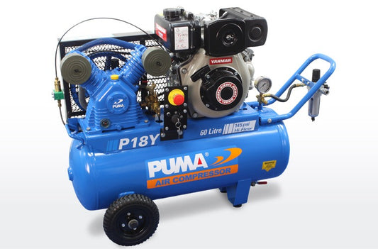Puma P18Y Electric Start Diesel Air Compressor