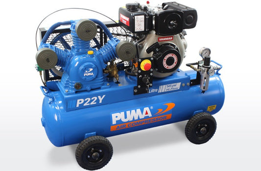 Puma P22Y Electric Start Diesel Air Compressor