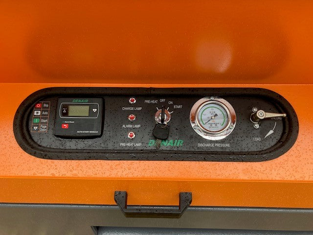 Denair 180cfm Skid Mount Diesel Air Compressor