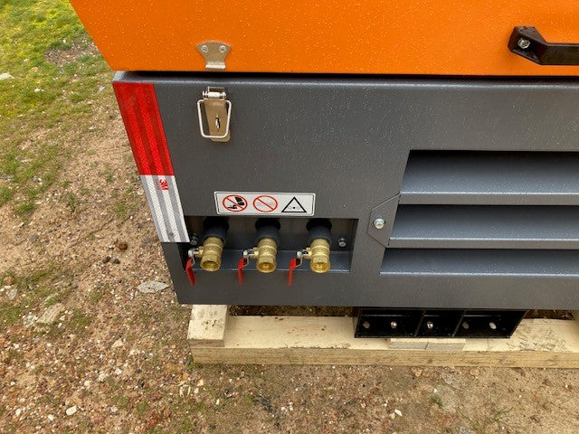 Denair 180cfm Skid Mount Diesel Air Compressor