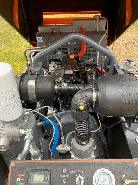 Denair 180cfm Skid Mount Diesel Air Compressor